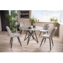 Стол обеденный SIGNAL MURANO серый матовый/черный 120